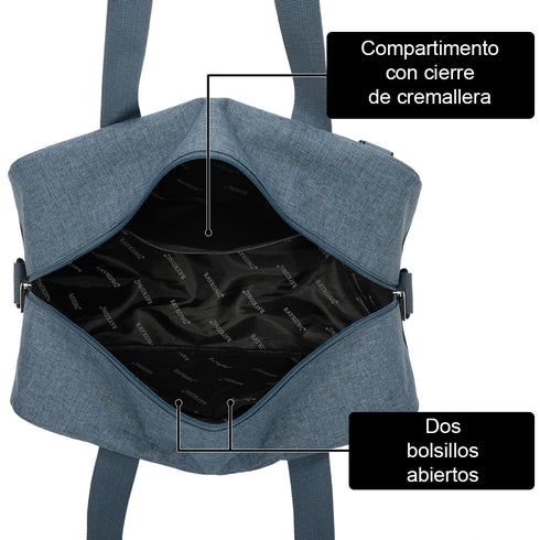 Raykong Bolsa de cabina convertible en mochila 40x20x25cm Ryanair 10kg equipaje de mano bolso de cabina Vueling azul marino