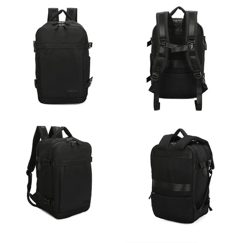 Raykong Mochila de cabina Ryanair 40x20x25cm (20L) Negro