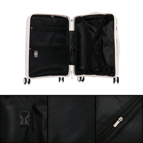 1990s Maleta Grande Extensible 75cm - Choco (Blanco)