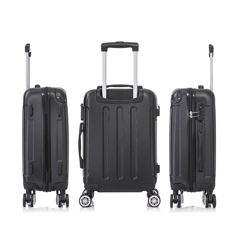 Maleta Cabina ABS 55x40x20cm 44L - 20 Pulgadas Negro - Marina