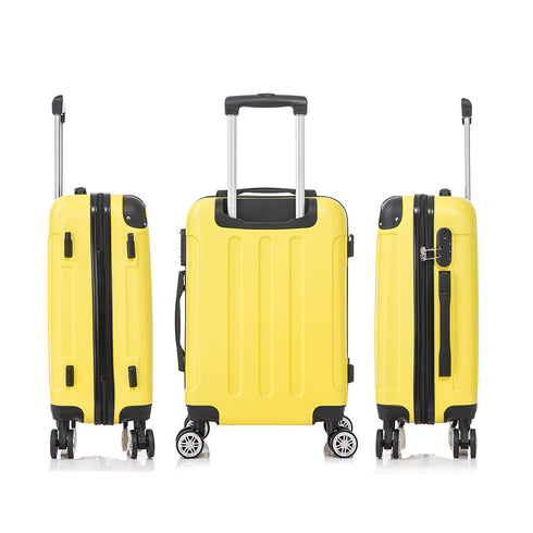 Maleta Cabina ABS 55x40x20cm 44L - 20 Pulgadas Amarillo - Marina