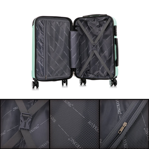 Maleta Cabina ABS 55x40x20cm (40L) - 20 Pulgadas Menta - Marina