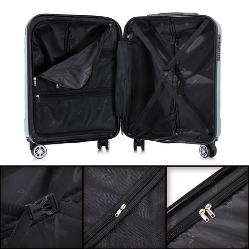 Maleta Cabina 55x40x20cm Policarbonato (44L) - 20 Pulgadas - Menta