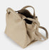 Bolso bandolera para mujer de piel con asas de mano khaki Amelie