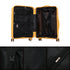 Juego de maletas PP Rígida 3 piezas|Maleta Cabina 55cm|Maleta Mediana extensible 65cm|Maleta Grande Extensible 75cm|Choco Amarillo