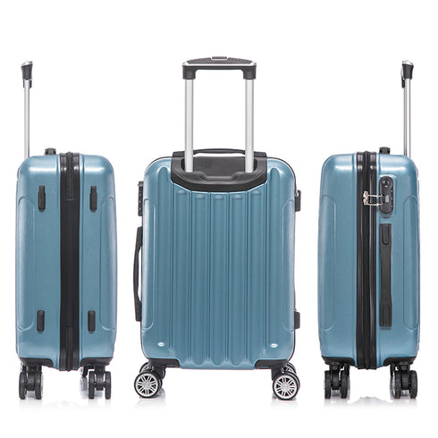 Maleta Cabina 55x39x21cm Policarbonato 45L - 20 Pulgadas Azul - Seda