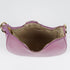 Bolso de hombro para mujer de piel saffiano con bandolera larga lila Maribel