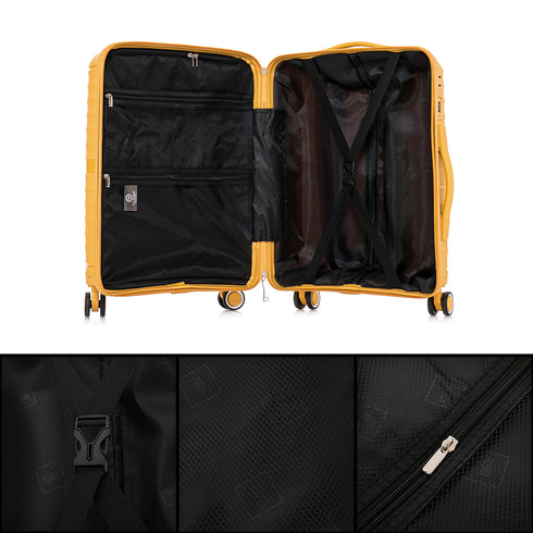 1990s Maleta Grande extensible 75cm - Choco (Amarillo)