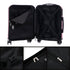 Conjunto de 3 Maletas|Neceser 29x35x16.50cm|Maleta Cabina ABS+PC 55x40x20cm|Mediana Expandible 20kg-23kg - 66x45x27.50-30cm | Rosa Claro