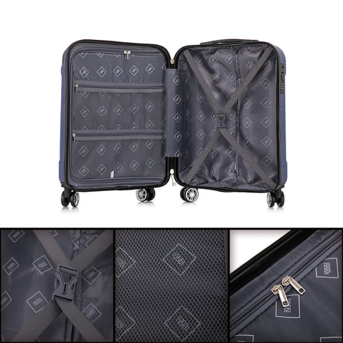 Maleta Cabina 55x40x20cm Policarbonato (44L) - 20 Pulgadas - AzulMarino