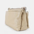 Bolso bandolera de piel para mujer con asa corta khaki Martina