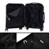 RAYKONG Maleta de Cabina 55x40x20cm Policarbonato (40L) semirígida Trolley pequeño Equipaje de Mano 4 Ruedas giratorios a 360º Cierre numérico-Rosa