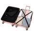 Juego de maletas PP Rígida 3 piezas|Maleta Cabina 55cm|Maleta Mediana extensible 65cm|Maleta Grande Extensible 75cm|Choco Rosa Claro