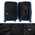 Maleta de cabina 55x38x22 cm (44L) Polipropileno - Candado Incrustado - 20 Pulgadas - Azul marino - Bass