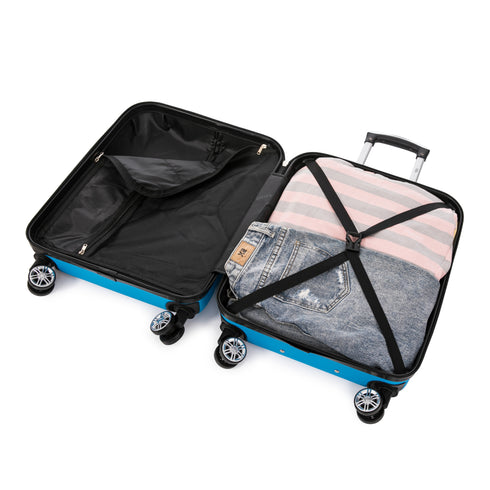 Raykong Maleta Cabina ABS 55x40x20cm (44L) Maxima aprovechamiento de espacio - 20 Pulgadas - Turquesa