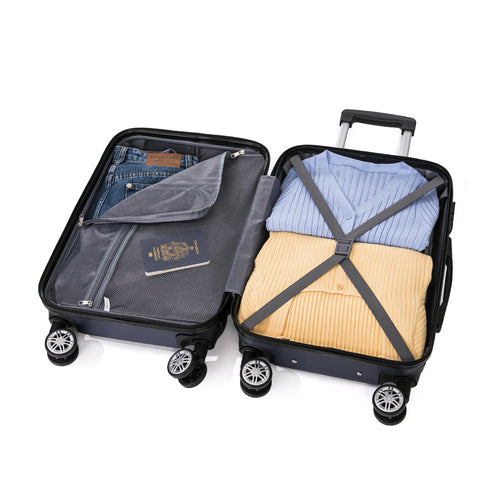 Maleta Cabina ABS 55x40x20cm 44L - 20 Pulgadas AzulMarino- Marina