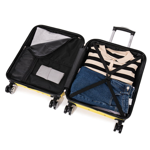 Raykong Maleta Cabina ABS 55x40x20cm (44L) - 20 Pulgadas Amarillo - Waves