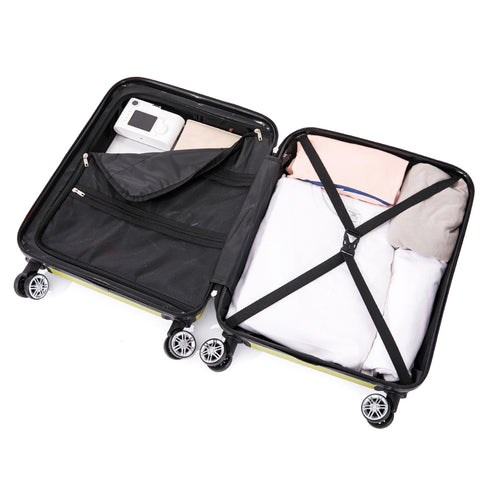 Maleta Cabina 55x40x20cm Policarbonato (44L) - 20 Pulgadas - Amarillo