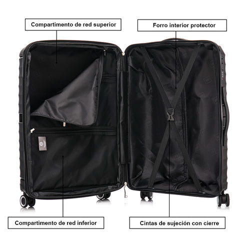 1990s Maleta Mediana extensible 65cm Choco Negro