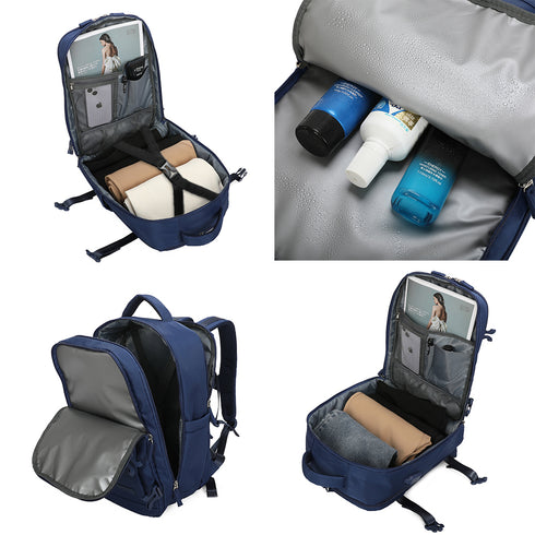 Raykong Mochila de cabina Ryanair 40x20x25cm (20L) Azul marino