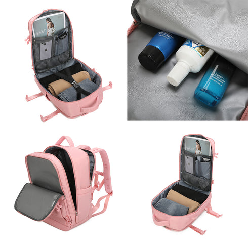 Raykong Mochila de cabina Ryanair 40x20x25cm (20L) Rosa