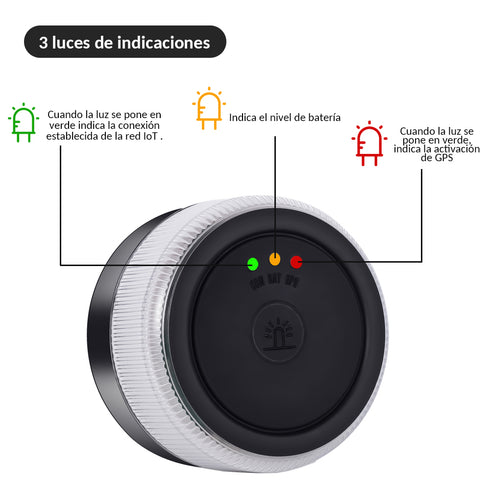 RAYKONG Baliza V16 Geolocalización DGT 3.0 | 2ª Generacion con indicadores LED | Luz Emergencia Coche - Moto Homologado por DGT | SIM y Datos Pagados hasta 2038