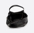 Bolso de mano de piel estilo saco para mujer negro Stefy