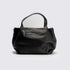 Bolso de mano de piel estilo saco para mujer negro Stefy