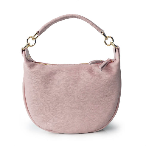Bolso bandolera de piel para mujer con asa corta Nude Noa