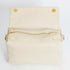 Bolso bandolera de piel con solapa Beige Laia