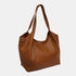 Bolso shopper mujer piel grande Alina (Marrón)