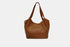 Bolso shopper mujer piel grande Alina (Marrón)