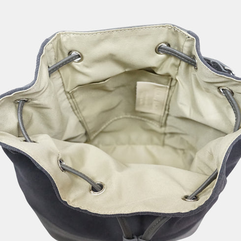 Bandolera mujer piel serraje - bolso saco Giulia (gris)