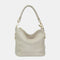 Bolso Hobo de Piel Mediano para Mujer – Carissa (Beige)