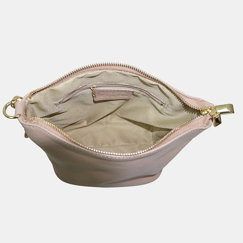 Bolso Hobo de Piel Mediano para Mujer – Carissa (Nude)