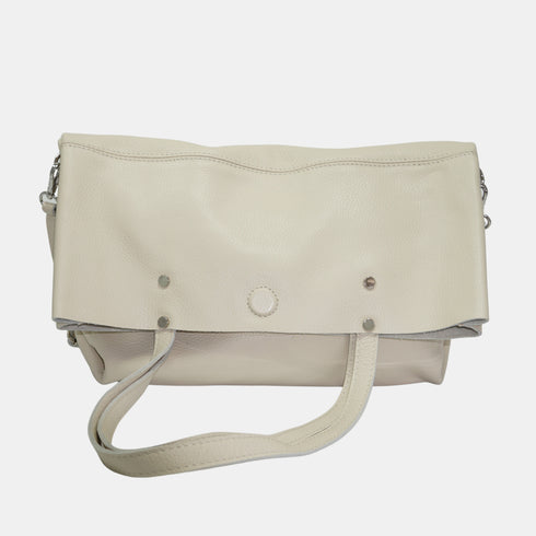 Bolso Shopper Grande de Piel para Mujer – Paulina (Beige)