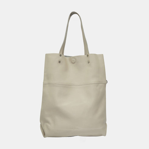 Bolso Shopper Grande de Piel para Mujer – Paulina (Beige)