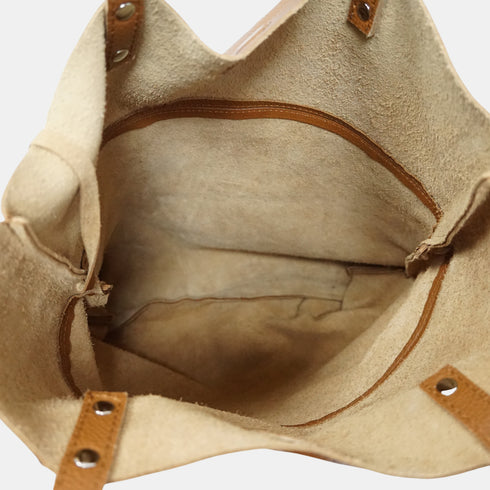 Bolso Shopper Grande de Piel para Mujer – Paulina (Marrón)