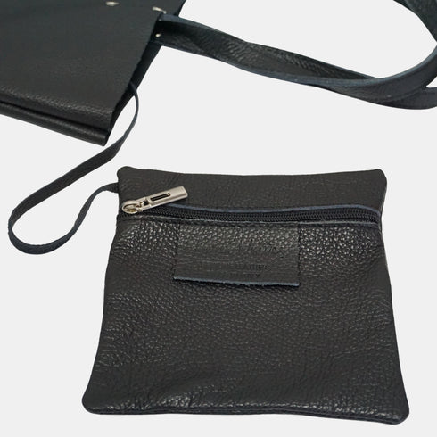 Bolso Shopper Grande de Piel para Mujer – Paulina (Negro)