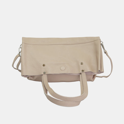 Bolso Shopper Grande de Piel para Mujer – Paulina (Nude)