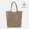 Bolso shopper para mujer de piel para personalizar khaki Amy