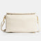 Bolso bandolera de piel con solapa Beige Laia