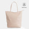 Bolso shopper para mujer de piel para personalizar nude Amy