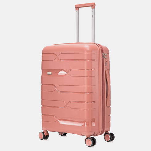 1990s Maleta Mediana extensible 65cm Bass Rosa