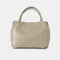 Bolso de mano de piel estilo saco para mujer khaki Stefy