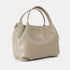 Bolso de mano de piel estilo saco para mujer khaki Stefy