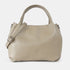 Bolso de mano de piel estilo saco para mujer khaki Stefy