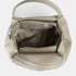 Bolso de mano de piel estilo saco para mujer khaki Stefy