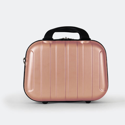 Neceser de viaje tamaño L rosa dorado Kike