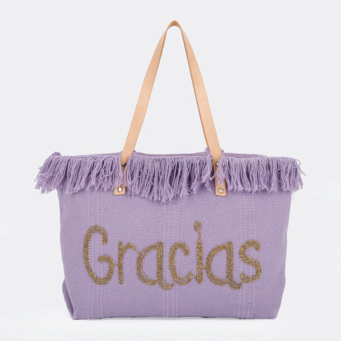 Bolso de playa de lino Gracias Tammy